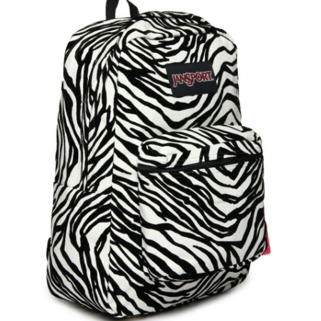 jansport zebra print backpack