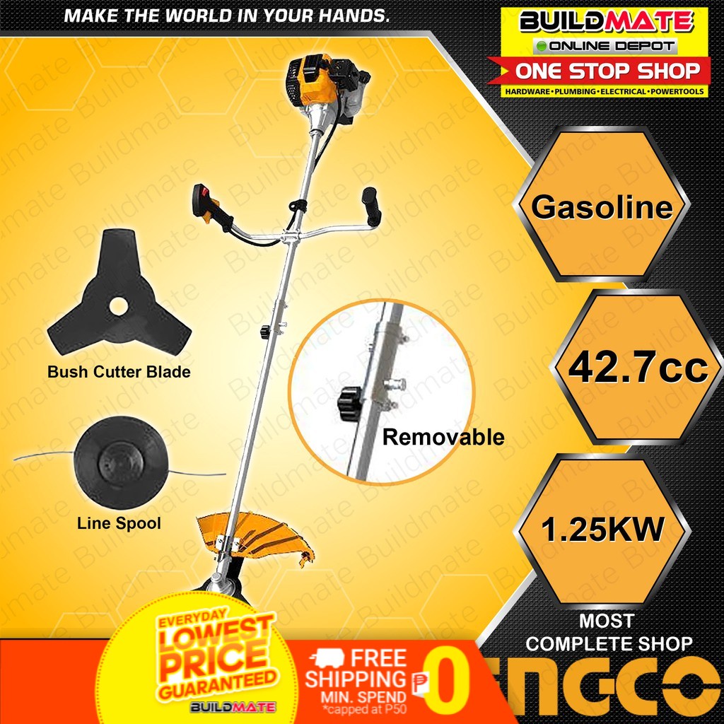 INGCO Gasoline Grass Trimmer and Brush Cutter 2HP GBC45441 +FREE TAPE