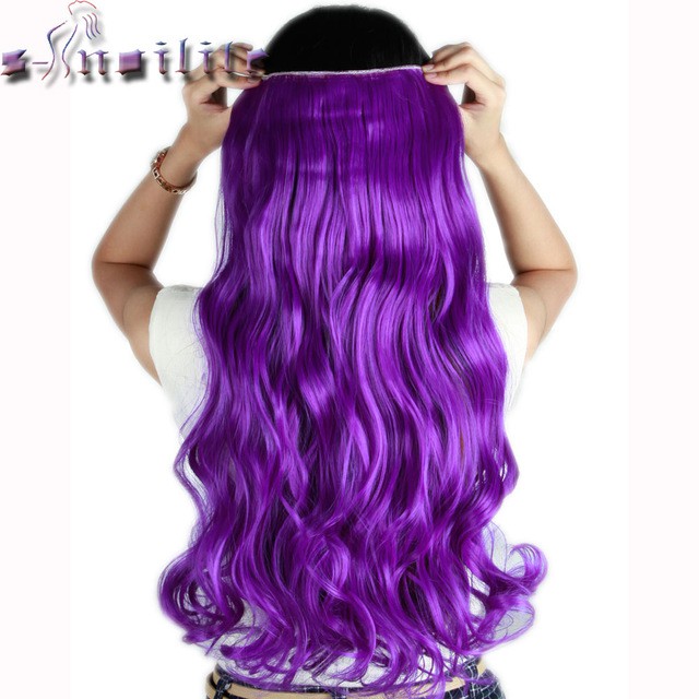 High Quality Maroon And Purple Hair Extension Hair Clip