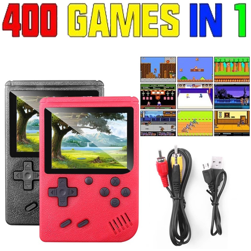Video game Box Consoles mini Retro Game Builtin 400 in 1 Handheld