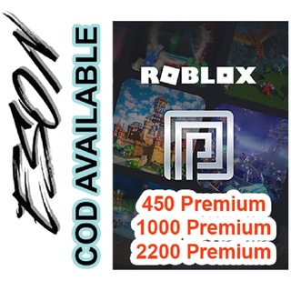 Roblox Robux Premium (450, 1000, 2200, 2640 Robux with Premium)