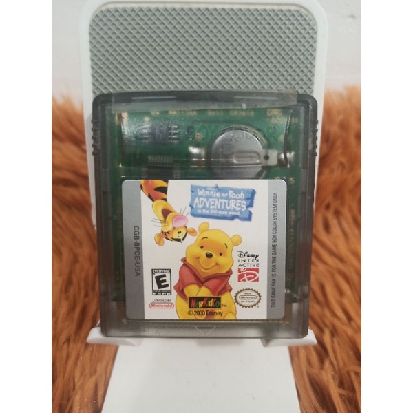 Gameboy Color Winnie the Pooh Adventures in the 100 Acre Wood (Original
