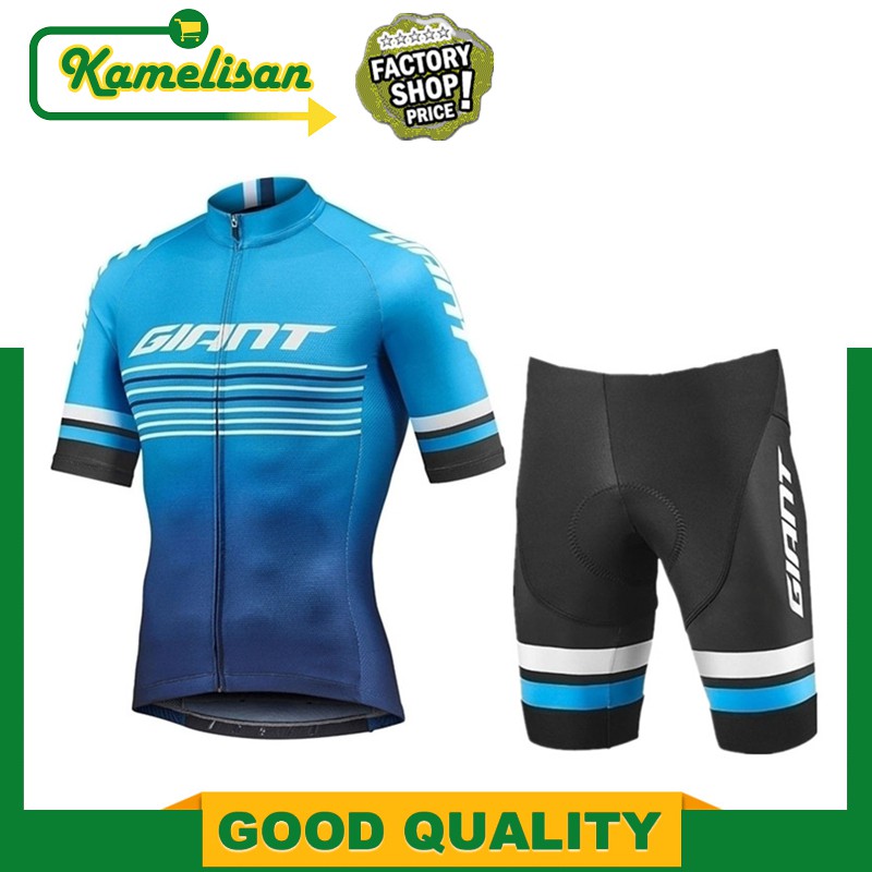 blue cycling jersey