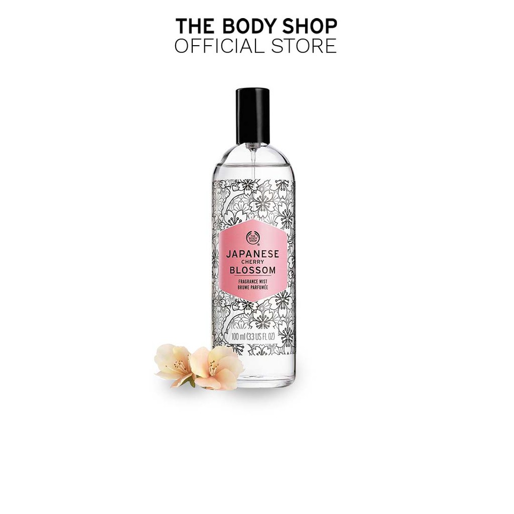 The Body Shop Japanese Cherry Blossom Fragrance Mist (100 ml) Shopee