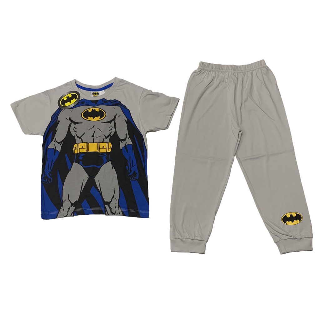 Warner Bros Superman & Batman Toddler Boys Cape T-Shirt Set 