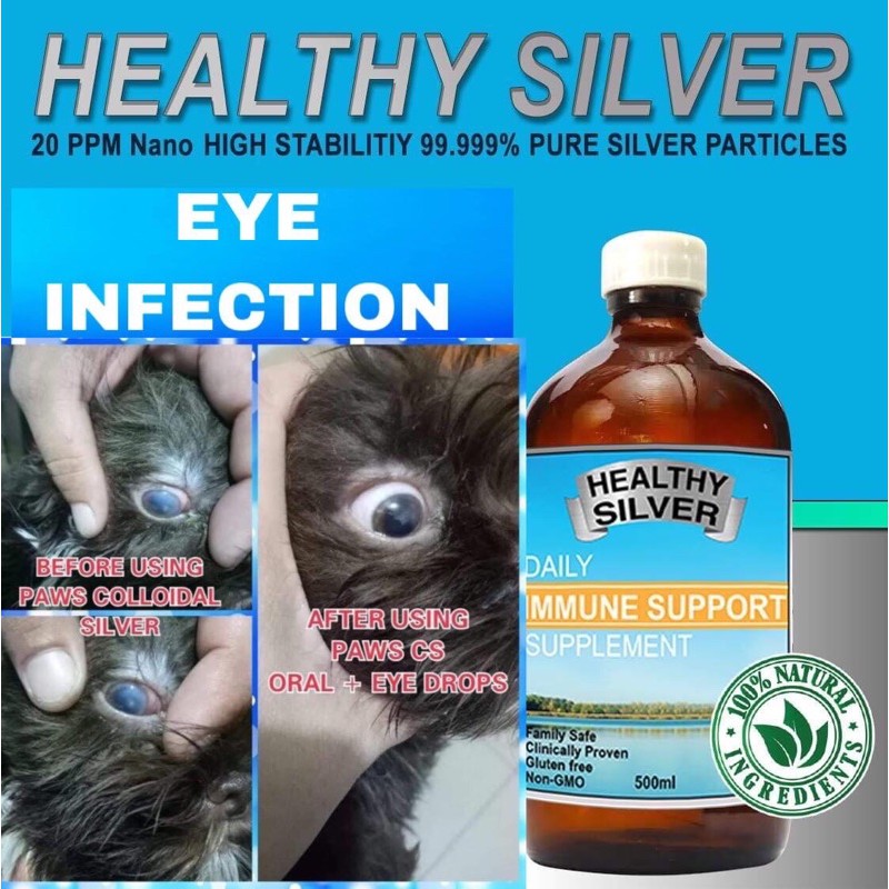 Healthy Silver 250ml Colloidal Silver For Immune Support 250ml Shopee Philippines