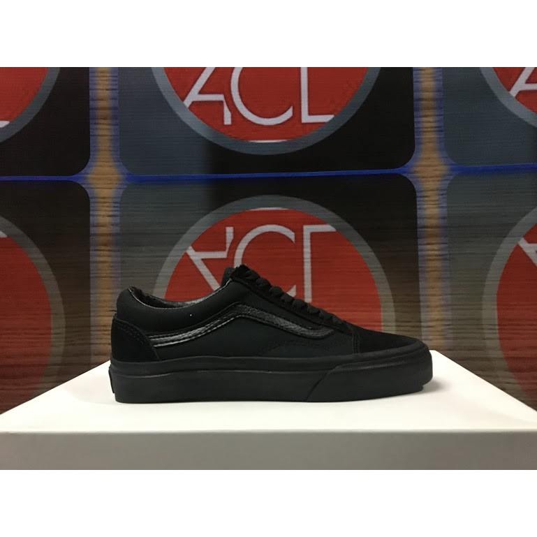 vans old skool all black womens