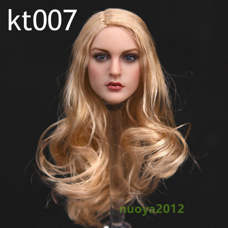 KIMI TOYS 1/6 Carving Golden Hair Female Head Sculpt F 12" Action Figures Body