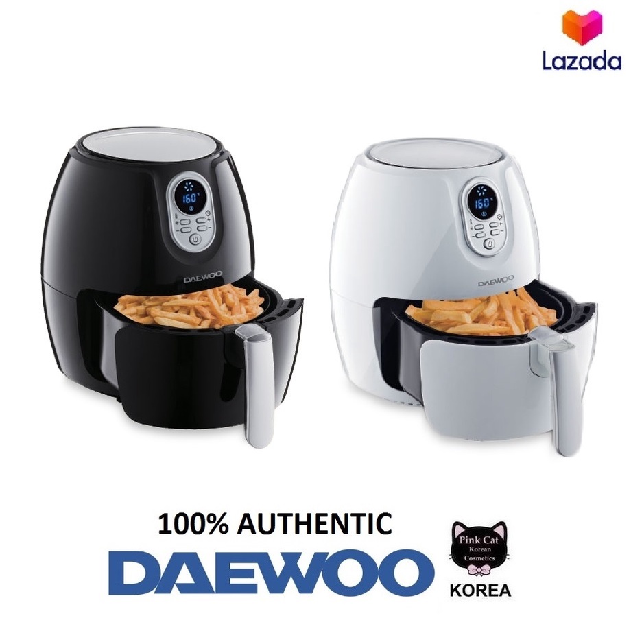 DAEWOO Digital Oil Free Korean Air Healthy Fryer 2.6L 0_Ws )mF omD