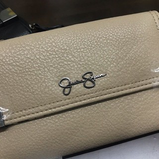 COD Jessica Simpson Wallet with Wristlet beige color