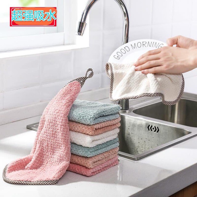 Super Absorbent Clean Cloth Cleaning Wiping Dish Towel Kitchen Sink