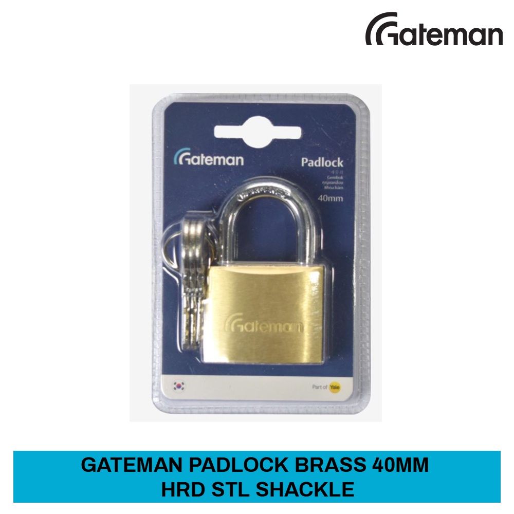 Gateman Padlock Hard Steel Shackle Brass 40MM Shopee Philippines