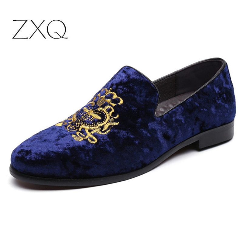 velvet shoes men