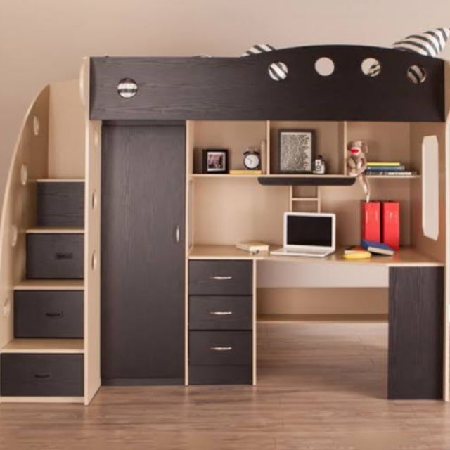 Customized Space Saving LOFT BED by Woodlands woodworks | Shopee ...