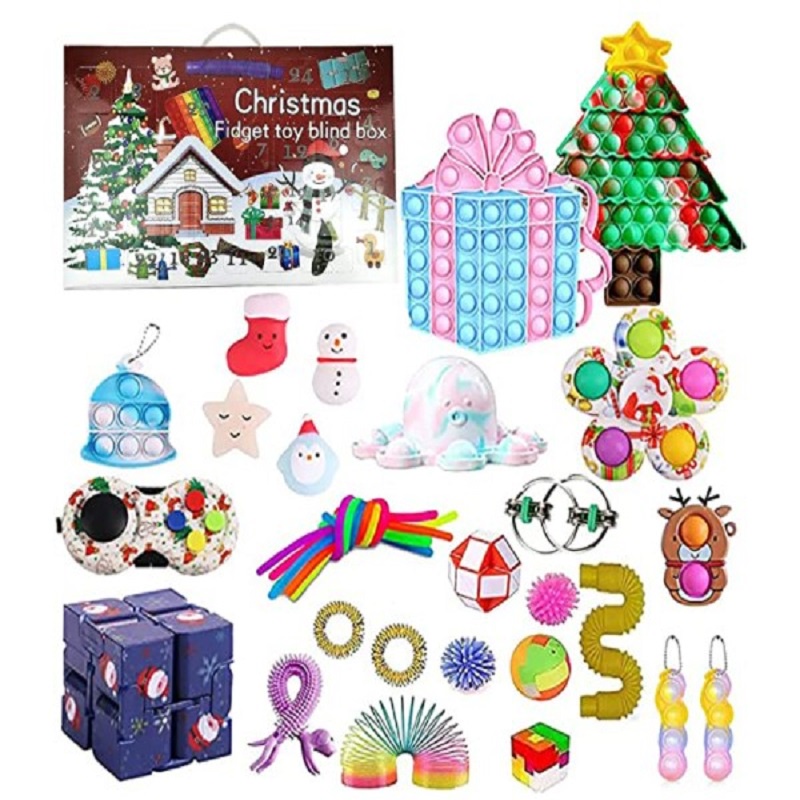 2022 Advent Calendar 24 Days Christmas Sensory Countdown Calendars Toys