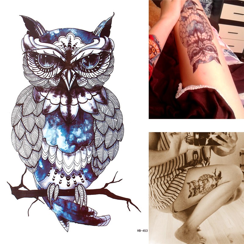 Terkeren 21 Gambar  Sketsa Tato  Owl 