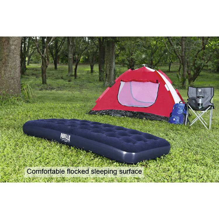 67000 Bestway Single Inflatable Air Bed With Air Pump Shopee Philippines