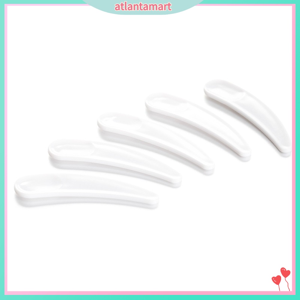 AM 100pcs Mini Cosmetic Spatula Scoops Disposable Mask Spatula Plastic ...