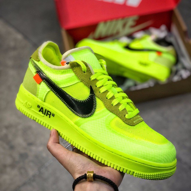 air force x off white green