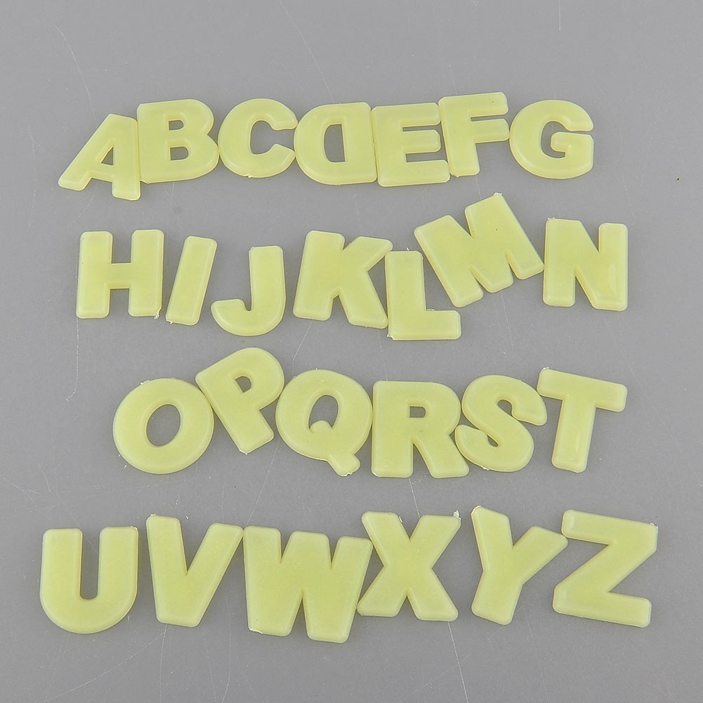 Alphabet Gift Toys Kids Wall Stickers Home Decor Glow In The Dark