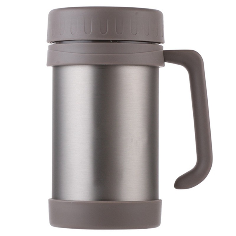 500Ml/17Oz Mug Stainless Steel Vacuum Flasks Thermoses Gold