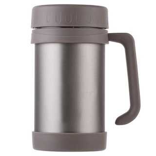 500Ml/17Oz Mug Stainless Steel Vacuum Flasks Thermoses Gold #2