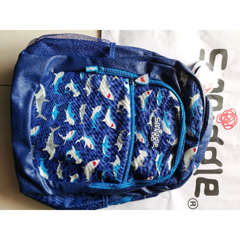 Smiggle Primary Bagpack Shark Blue Shopee Philippines
