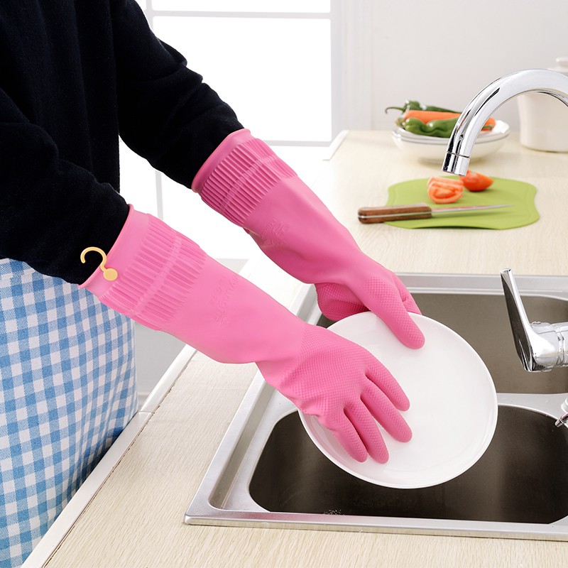 South Korea imported dishwashing gloves kitchen cleaning gloves thick