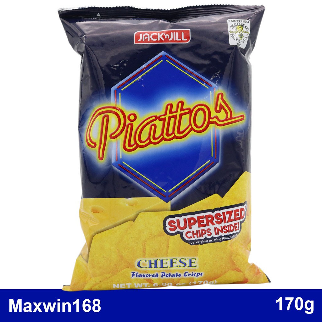 Piattos Cheese Super Sized Chips Inside 170g Shopee Philippines 