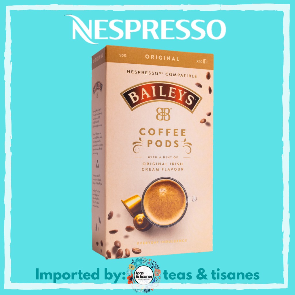 Baileys Nespresso Pods 10 Coffee Capsules Shopee Philippines