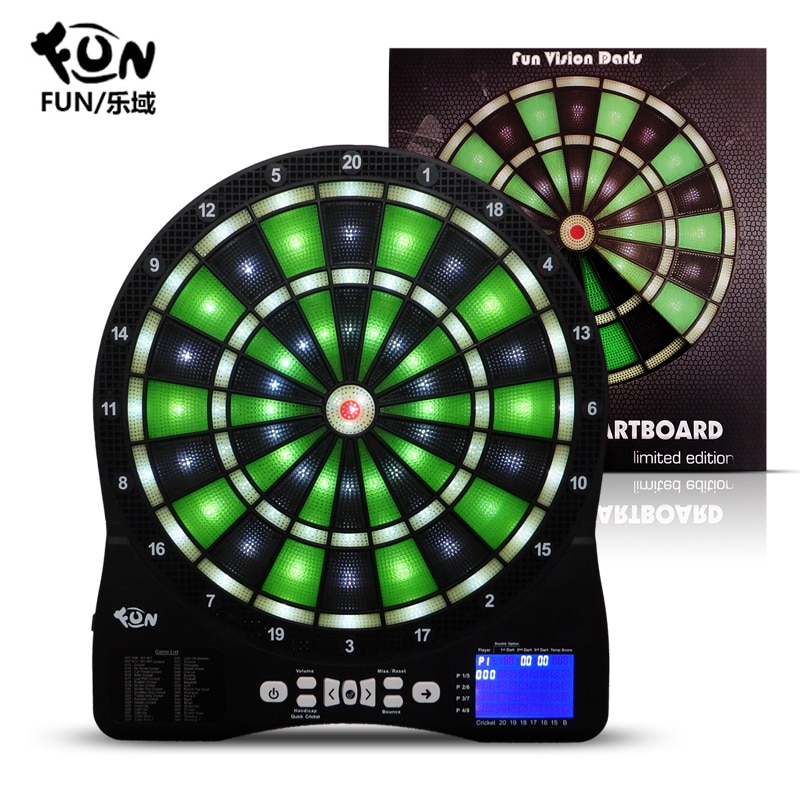 FUN automatic scoring luminous electronic dart set Secure soft
