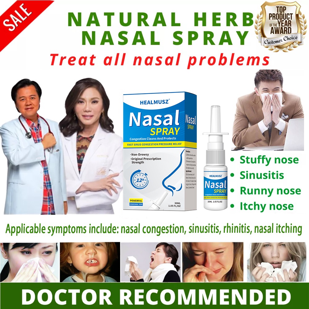 Nasal Spray Chronic Rhinitis Sinusitis Spray Rhinitis Original Herb