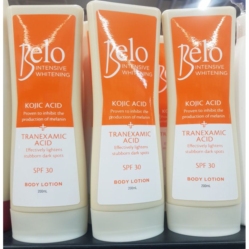 BELO KOJIC ACID BODY LOTION 200ML Shopee Philippines