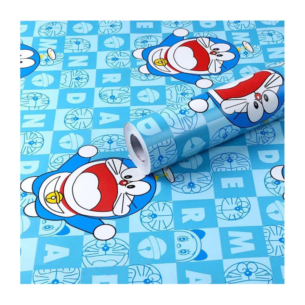  Doraemon  Waterproof PVC Wallpaper Sticker  Shopee Philippines