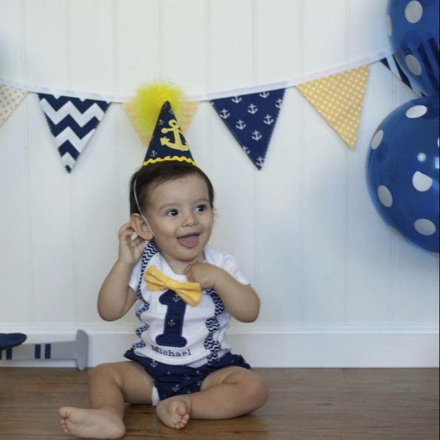 nautical theme party outfit for baby boy