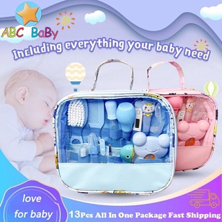 13pcs Set Baby Nail Trimmer Grooming Kit Portable Newborn Baby Nail Clipper Safety Care Set