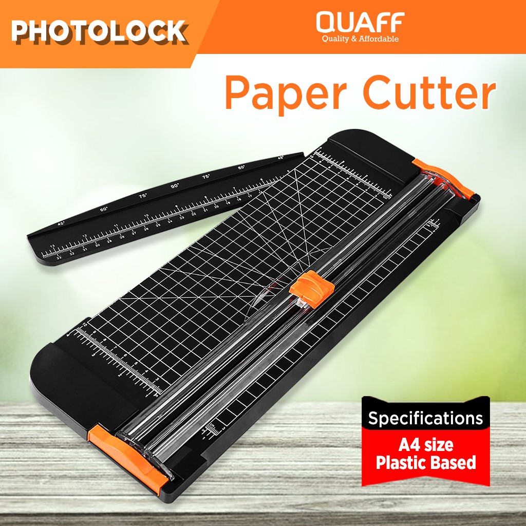 QUAFF Plastic Based Paper Cutter A4 Size | Shopee Philippines