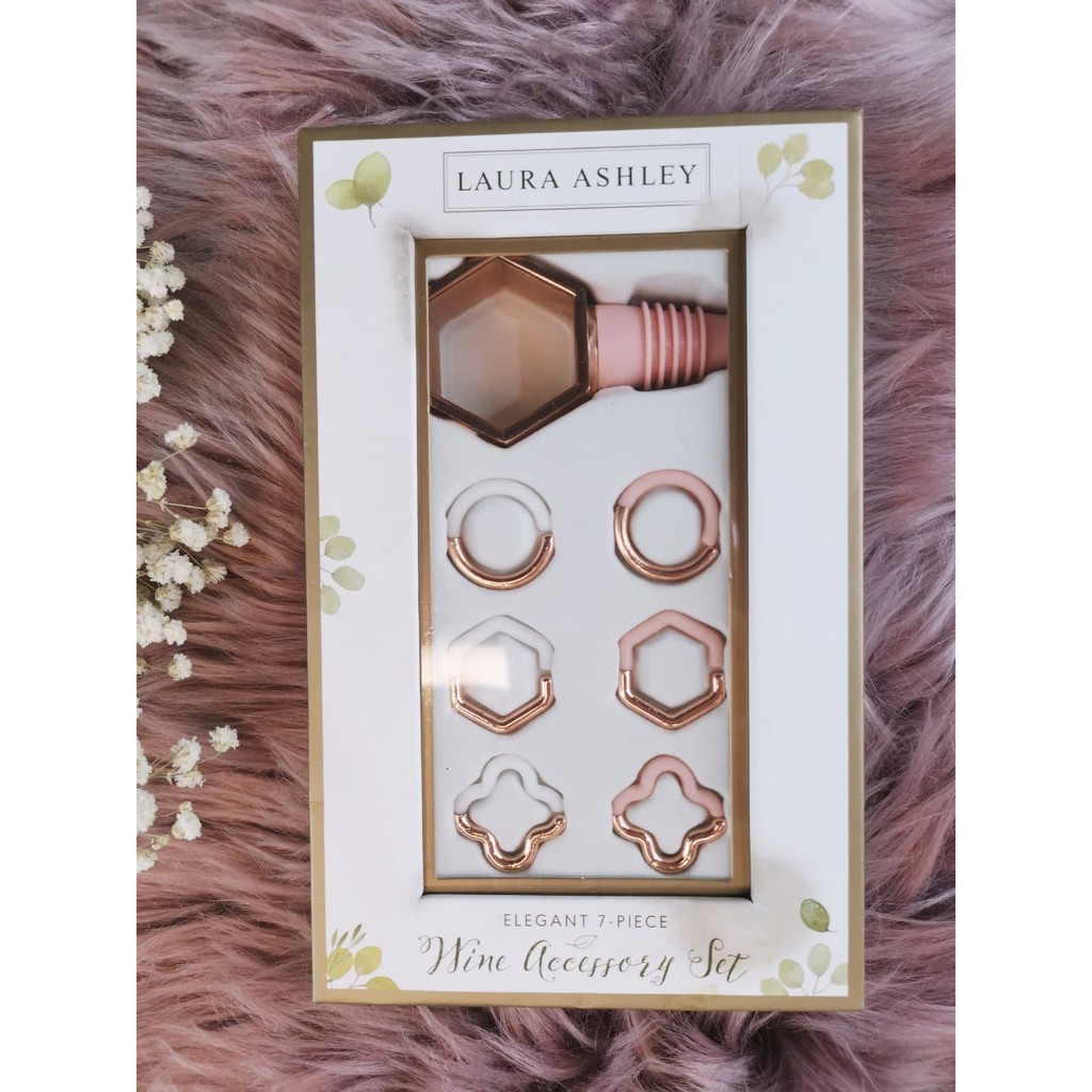 Laura Ashley Wine Accessory Set Shopee Philippines