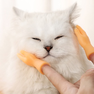 [ONHAND STOCK]Funny Cat Small Rubber Hands Finger Cap Kitten Cat Toy Meme #4