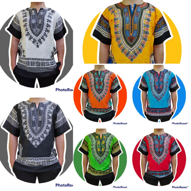 DASHIKI AVENIO WINDO KAHYANGAN BOHEMIAN BATIK BOHO POLO SHIRT | Shopee ...