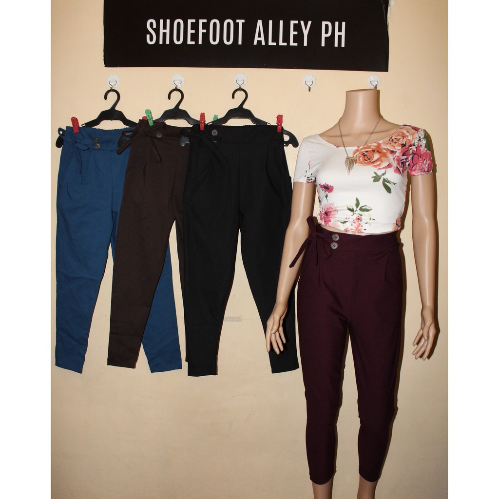 jeans with strings on the side