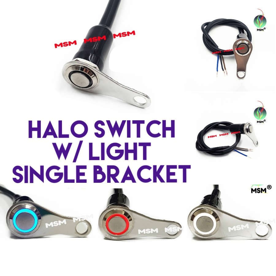 MSM Halo Switch with Single Bracket Motorcycle Shopee Philippines