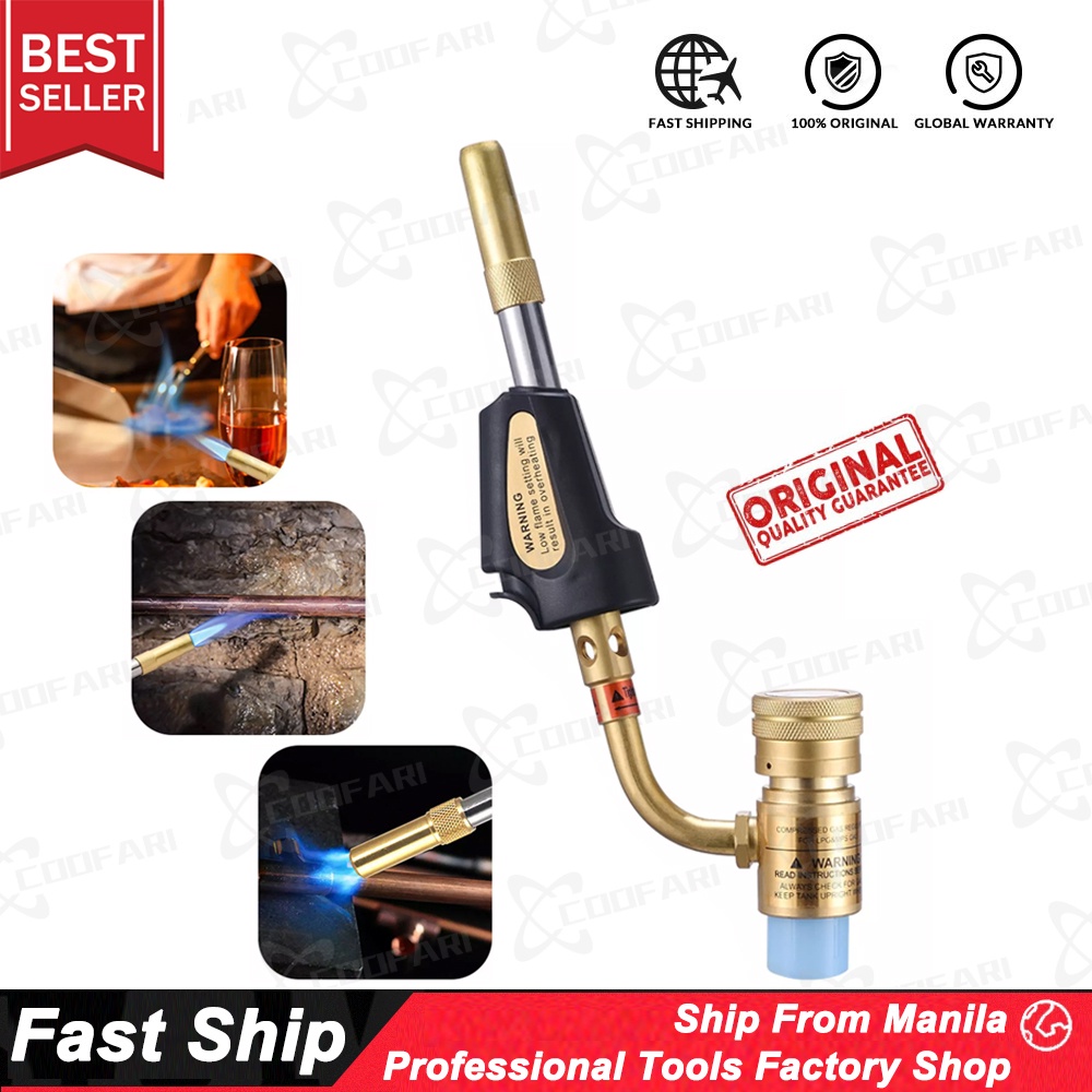 Mapp Gas Self Ignition Turbo Torch Brazing Soldering WeldingPlumbing