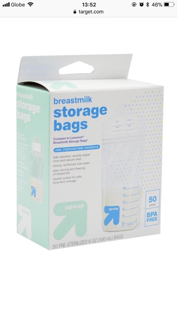 breast milk storage bags target