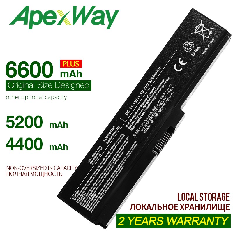 Apexway Laptop Battery For Toshiba Satellite Pa3817u Pa3817u 1bas 3817 Pa3817u 1brs L700 L730 L735 L Shopee Philippines