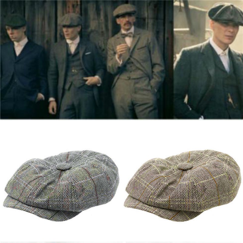 ㍿Men Newsboy Gatsby Flat Cap Ivy Beret Golf Cabbie Vogue Driving Summer Hat