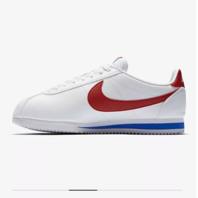 red white and blue nike cortez womens