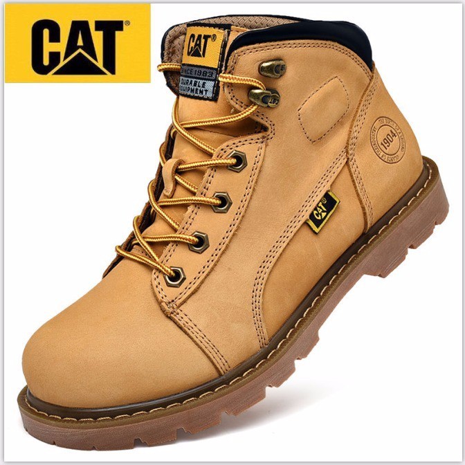 READY STOCK Original Caterpillar High Top Men's Shoes Martin Boots Men |  Shopee Philippines