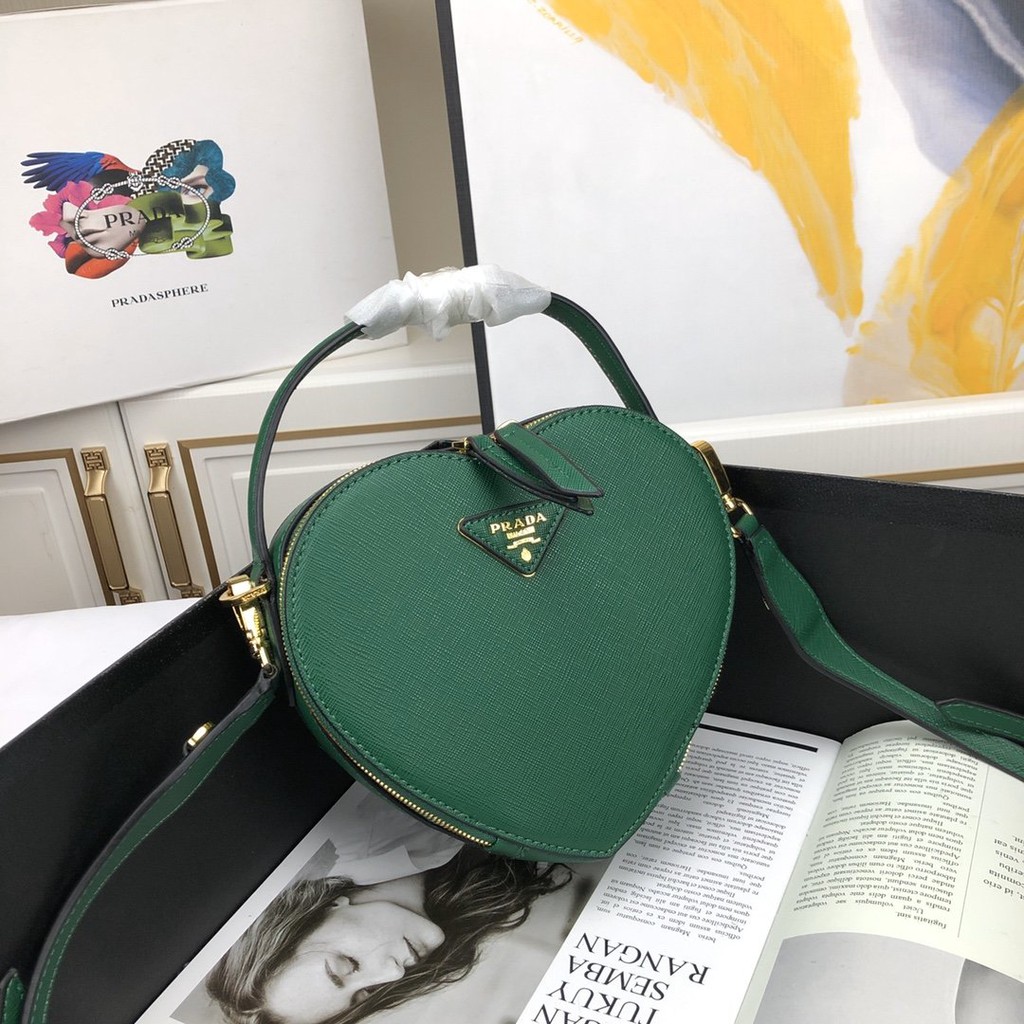 prada heart shaped bag