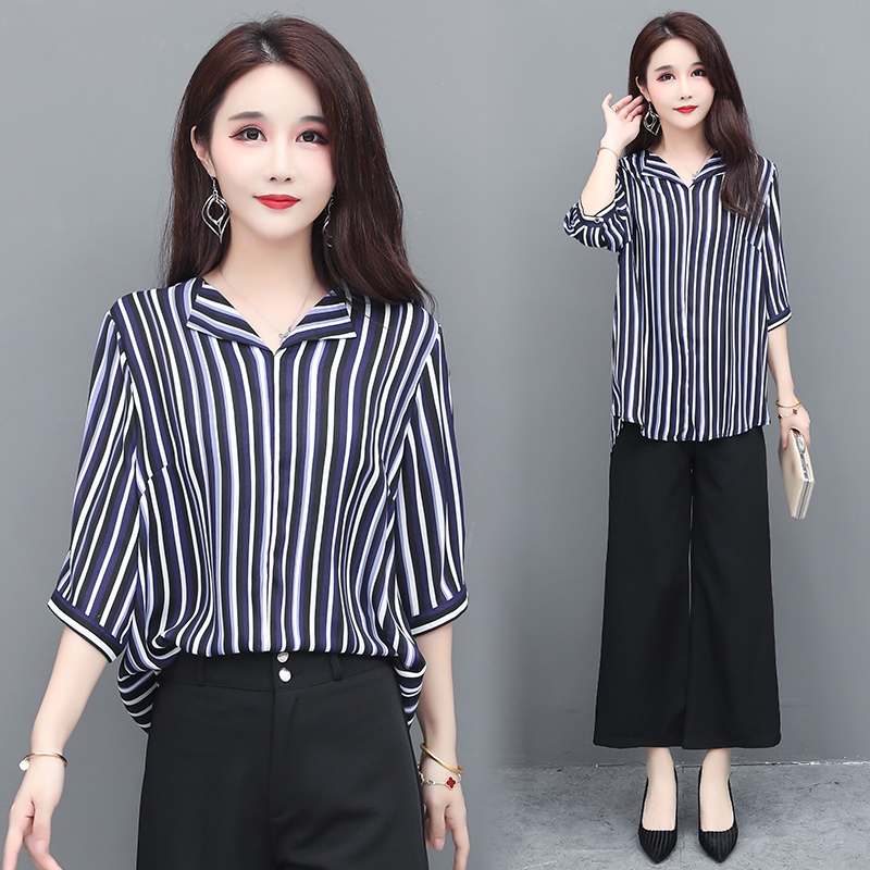 Plus Size Xl 5xl Women s Korean style Loose Vertical Plus Size Xl 5xl Women s Korean style Loose Vertical